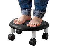 Swivel Pedicure Stool with Low Seat with Wheels, Portable Ergonomic Nail Seats, Compact Mobile Seat Unit, Stools with Wheels | Application for the User