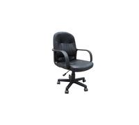 HOMCOM Swivel Executive Office Chair, PU Leather Computer Desk Chair, Gaming Seater, Home Office Chair, Ergonomic Design, Black Aosom UK