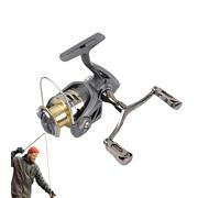 Swivel Reel - Reel with Gear Ratio 5.2 1 for Saltwater | Dustpan with Double Swing Arm Anti-Rust Precision 50 kg Max for Kayak Surfing Dock Ice Lake