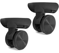 Swivel Replacement Luggage Wheels for Suitcases | Heavy-Duty Trolley Wheel Set | Black Suitcase Covers (W195) - Enhance Mobility & Travel Convenience