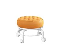 Swivel Rolling Stool - Waterproof Round Stool with Wheels for Home Gym and Fitness - Durable Exercise Chair for Comfort and Mobility