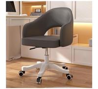 Swivel Room Chair 360° Swivel Chair, Adjustable Height PU Leather Office Desk Chair, Comfortable Home Computer Chairs, Vanity Chair, Task Chairs, Easy to Assemble (G Height 70)