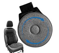 Swivel Seat Cushion For Car - 360 Degree Rotating Pad With Memory Foam | Non-Slip Base, Portable Breathable Mobility Aid For Easy Access, Ideal For Seniors, Disabled, Office Chair