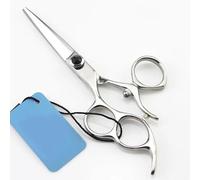 Swivel Thumb Shear Scissors, 5.5 Left Hand Shear Cutting Hair Professional Rotary Handle Scissors Hairdressing Barber Scissor Haircut Japan Shears