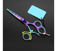 Swivel Thumb Shear Scissors, 5.5inch Professional Japan 440c 9CR Steel Upscale Scissor Rotate Hair Scissors Haircut Barber Cutting Shear Hairdresser Shears