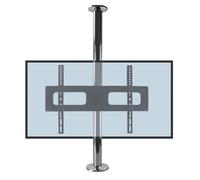 Swivel Tilt Tv Stand Bracket - Height Adjustable Tv Stand And Wall Mount - Stainless Steel 360 Degree Partition Wall Rotating Hanger, Tv Wall Rotating Base, Suspended Ceiling Brack,A,86,114cm