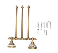 Swivel Towel Bar, Antique Brass Towel Rack Rotated Towel Hanger Holder, Towel Rack, Wall Mount Towel Holder, Towel Rack for Bathroom Accessories Home Kitchen Decor (Three Rods)