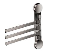 Swivel Towel Bar, Suction Cup Towel Holder, Swivel Towel Holder, Towels Bar for Bathroom, Multi-Bar Suction Cup Holder, Ideal for Bathroom, Kitchen, Laundry, or Balcony with Easy Installation