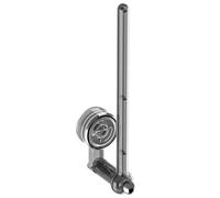 Swivel Towel Rack, 180° Rotation Suction Cup Roll Paper Holder with Hook for Bathroom Bedroom Kitchen