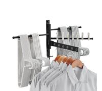 Swivel Towel Rack,4-Arm Swivel Towel Racks for Bathroom | Swing out Organizer Wall Mount Hanger for Laundry Room Shower Room Balcony Gym Dorm Salon Kitchen