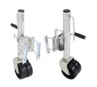 Swivel Trailer Jack With 6 Inch Dual Wheels 1500 Lbs Capacity Heavy Duty Boat Trailer Jack Swing Back Anti Rust Double Wheels Trailer Tongue Jack For Rv Camper Lity Accessories