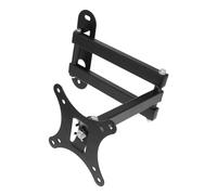 Swivel TV Mount - Telescopic Arm Bracket, Stainless Steel Frame, Rotating Angle Control, Stable Viewing | Television Screen Hanger Adjustable Viewings Position Home Shop Installation