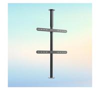 Swivel TV Stand with Full Motion Rotation and Tilt Mount - Versatile Floor Partition Frame for Living Room and Bedroom