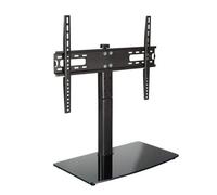 Swivel Tv Table Stand For Tvs Up To 70", Max Vesa 600X400, Glass Base