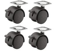 Swivel Twin Wheel Castor / With Brake Ø 50mm / Load Capacity 40kg - 660.08.321
