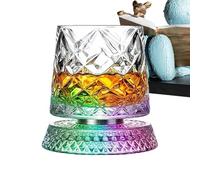 Swivelling Cocktail Vessels - Gyroscopic Spirits Glass, Weighted Base, Aesthetic Boutique Quality Product | Smooth Clarity Shaper Rim, Quality Supplies for Luxurious Party Hospitality