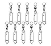 Swivels and for Swivels, Swivel Connector for Catfish, 10X Stainless Steel - with Bearings, for the in Water Sal