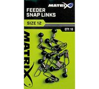 swivels Matrix Feeder Snap Links Noir Taille 12