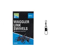 Swivels Preston Waggler Link (x8) Noir TU