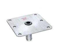 Swivl-Eze attwood SP-67739 Swivl-Eze Lock'N-Pin Stainless Steel 7-Inch x 7-Inch Non Threaded Boat Seat Pedestal Base