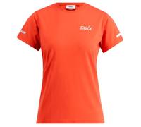 Swix Pace Short Sleeve Tee Red Women's T-Shirt - Lightweight and Breathable for Running and Training