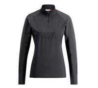 Swix RaceX Dry Half Zip Top L - Jet Black for Comfortable and Dry Running and Training