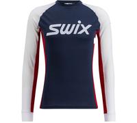 Swix - Thermal baselayer - Swix Racex Classic Long Sleeve Men Dark Navy/Bright White for Men in Recycled Polyester - Size XL Navy XL