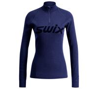 Swix - Women's RaceX Merino Half Zip - Merino base layer size S, blue