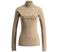 Swix - Women's RaceX Merino Half Zip - Merino base layer size XS, sand