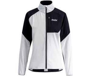 Swix Women's Standard Focus Wind Jacket W, Bright White/Black