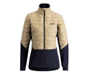 Swix Women's Standard Infinity Hybrid Insulated Jacket W, Dune/Black