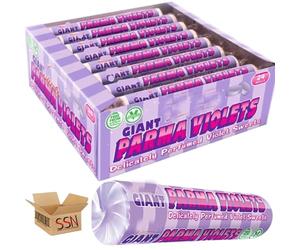 Swizels Giant Parma Violets 40g - Classic Violet Flavour Candy By SSN Spark Systems Network (Pack of 24(Full Box))