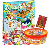 Swizels Sweets Squashies Advent Calendar 2024 336g & Swizels Gift Box Tubs 600g Sweets In Bulk Cheap Christmas Gifts for Kids Stocking Fillers Confectionery Individually Wrapped Sweets For Party Bags