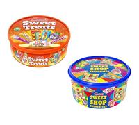 Swizzels Bundle Selection Treats Duo Tubs | Bulk Box Assorted Sweet Pick and Mix Selection | For Parties, Halloween, Gifts, Sharing, Seasonality, Special Events (Sweet Treats & Sweet Shop Duo Tub)