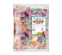 Swizzels Crystal Fruits Flavour Sweets Bag, 3kg Bulk Bag