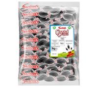 Swizzels Crystal Liquorice, Boiled Liquorice Sweets, Individually Wrapped - Bulk Sweets Bag, 3kg