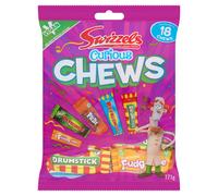 Swizzels Curious Chew Sweets, Mixed Bag of Vegan Chewy Sweets, 171g (18 Sweet Chews)