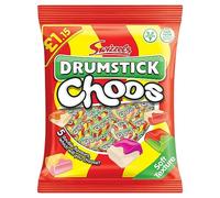 Swizzels Drumstick Choos - A Delicious Assortment of Chewy Fruity Candy, 115g, Pack of 1