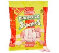 Swizzels Drumstick Original Raspberry & Milk Squashies, 145 g