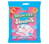 Swizzels Drumstick Squashies Bubblegum Flavour (Pack of 12 x 145g)