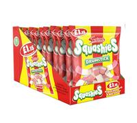 Swizzels Drumstick Squashies Original - Raspberry and Milk Flavour Foam Gum - Price Marked Multipack (12 x 120g)