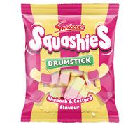 Swizzels Drumstick Squashies Rhubarb & Custard Flavour 140g
