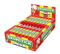 Swizzels Mega Original Drumstick, Raspberry and Milk Flavoured Lollies, Multipack Bulk Box (36 lollies)