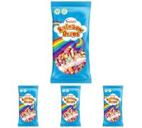 Swizzels Giant Rainbow Drops 70g - A Delicious and Fruity Selection of Chewy Candy Treats (Pack of 4)