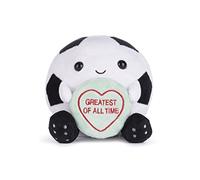 Swizzels Love Hearts 13cm (5-inches) Frankie the Football "Greatest of All Time" Plush Soft Toy