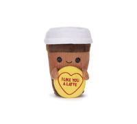 Swizzels Love Hearts 18cm "I LIKE YOU A LATTE" Coffee Cup Plush Soft Toy Gift
