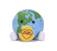 Swizzels Love Hearts 18cm "YOU ARE MY WORLD" World Plush Soft Toy Gift