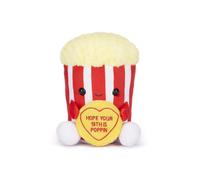 Posh Paws Plush Soft Toy - Swizzels Love Hearts 7" (18cm) "Hope Your 18th is Poppin" Popcorn