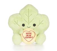 Swizzels Love Hearts 7" / 18cm Leaf "You're Un-Beleafable" Soft Plush Gift