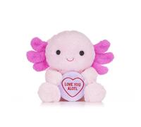 Swizzels Love Hearts 7" / 18cm "Love You Alotl" Axolotl Soft Plush Toy